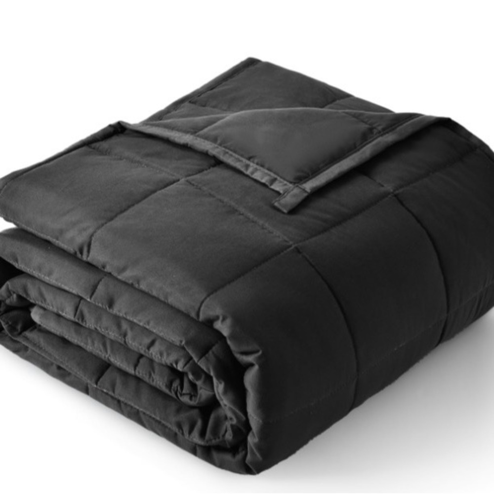 Elegant Charcoal Weighted Blanket